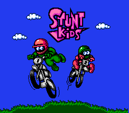 Stunt Kids (Homebrew) — Title screen